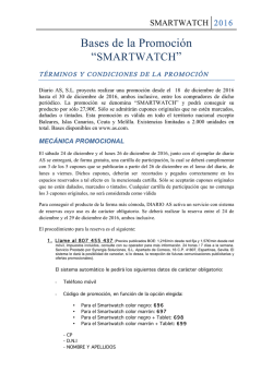 Bases de la Promoci&oacute;n