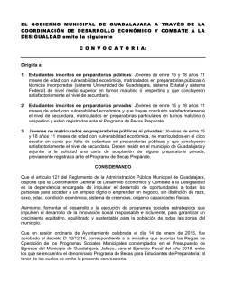 Convocatoria - Ayuntamiento de Guadalajara