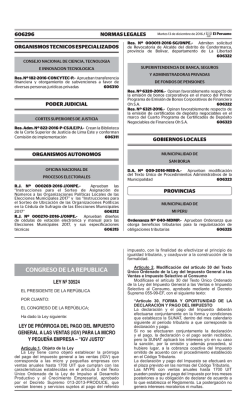 CONGRESO DE LA REPUBLICA