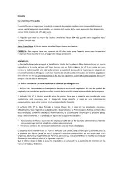 Seguro Cesant&iacute;a. - Tarjeta Cencosud