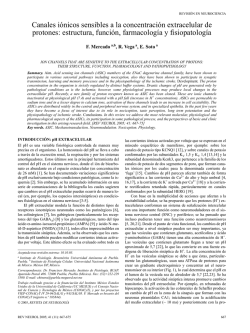 Ion channels that are sensitive to the extracellular concentration of