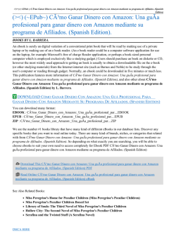 (>Ganar Dinero con Amazon: Una gu&Atilde;a