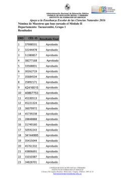 Tacuaremb&oacute; Grupo 1 - Consejo de Educaci&oacute;n Inicial y Primaria