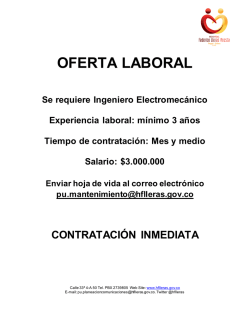 OFERTA LABORAL