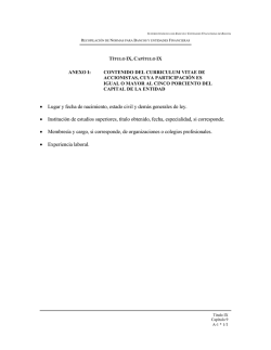 Lugar y fecha de nacimiento, estado civil y dem&aacute;s generales