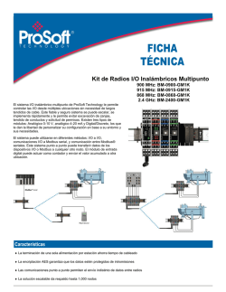 Kit de Radios I/O Inal&aacute;mbricos Multipunto