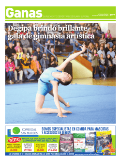 Degipa brind&oacute; brillante gala de gimnasia art&iacute;stica