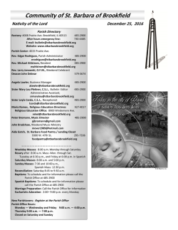 December 25, 2016 - St. Barbara Parish