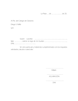 La Plata &hellip;.. de &hellip;&hellip;&hellip;&hellip;&hellip;&hellip;&hellip;&hellip;&hellip;&hellip; de 20.. Al Pte. del Colegio de