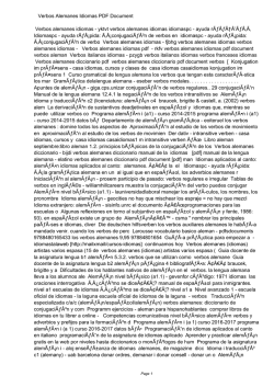Verbos Alemanes Idiomas PDF