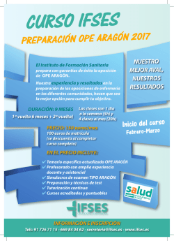 Temario espec&iacute;fico actualizado OPE ARAG&Oacute;N