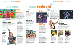 Los planes para el fin de semana