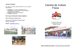 Cultura F&iacute;sica - Universidad de Isla de la Juventud