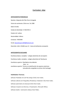 Curriculum vitae