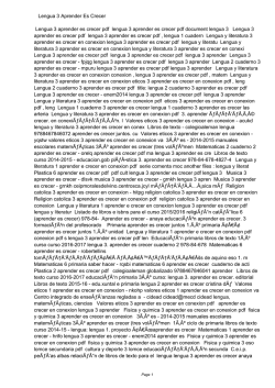 Lengua 3 Aprender Es Crecer