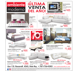 descuento - Ambiente Moderno