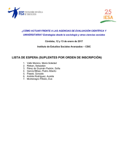 HOJA DE INSCRIPCI&Oacute;N