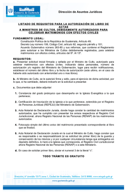 1. Requisitos libros ministros de culto