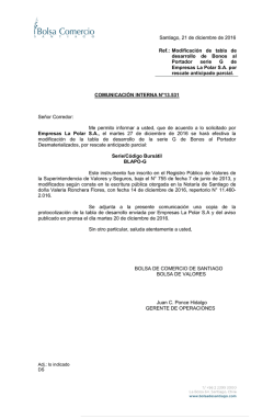 Santiago, XX de XXX de 20XX