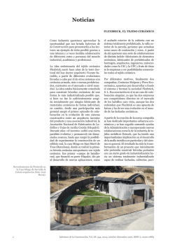 Flexbrick, el tejido cer&aacute;mico