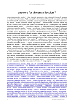 answers for vhlcentral leccion 7