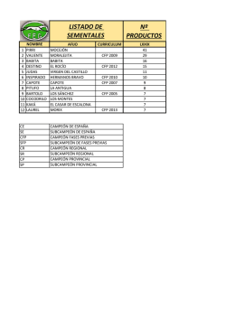 para ver el listado de sementales de la temporada 2016/17 pincha