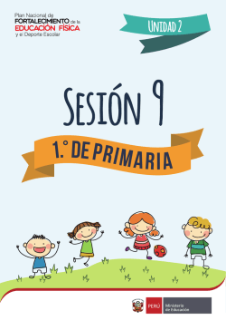Sesi&oacute;n 9 - 1 Pri - Ministerio de Educaci&oacute;n