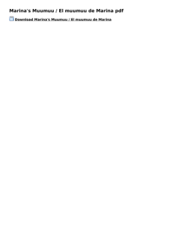 Marina`s Muumuu / El muumuu de Marina pdf