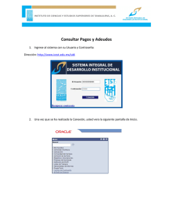 Consultar Pagos y Adeudos