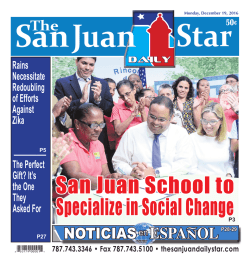 NOTICIAS ESPANOL - The San Juan Daily Star
