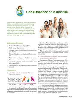 Informaci&oacute;n del rotante Cuestionario