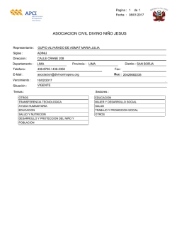 ASOCIACION CIVIL DIVINO NI&Ntilde;O JESUS