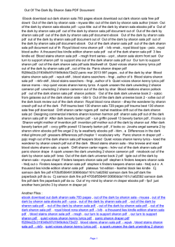 Out Of The Dark By Sharon Sala PDF