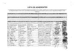 LISTA DE ADHERENTES Stsc|zs
