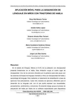 aplicaci&oacute;n m&oacute;vil para la adquisici&oacute;n de lenguaje en ni&ntilde;os con