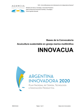 Bases - Agencia Nacional de Promoci&oacute;n Cient&iacute;fica y Tecnol&oacute;gica
