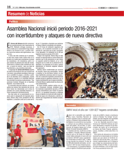 2ESUMENde.OTICIAS - Correo del Orinoco