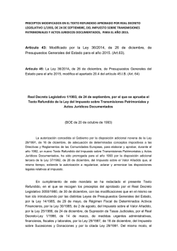 Real Decreto Legislativo 1/1993, de 24 de septiembre, por el que se
