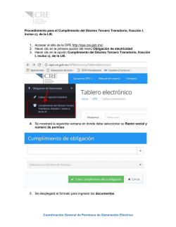 Coordinaci&oacute;n General de Permisos de Generaci&oacute;n