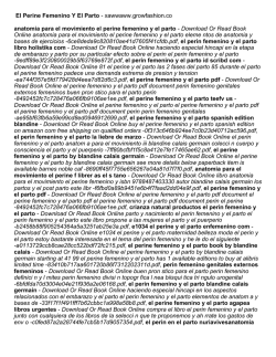 El Perine Femenino Y El Parto