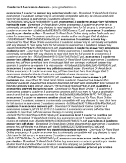 Cuaderno 3 Avancemos Answers