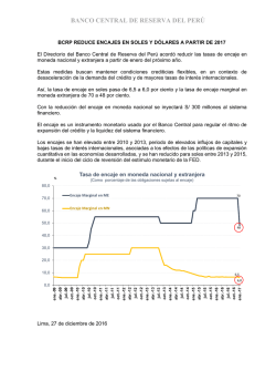 memorando n&deg; 052-2007-est000 - Banco Central de Reserva del Per&uacute;