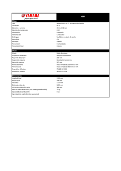 Ficha t&eacute;cnica