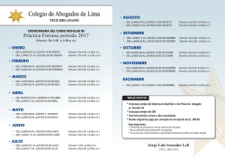 PRACTICA FORENSE 2017.cdr - Colegio de Abogados de Lima