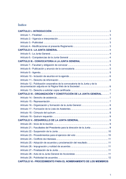 Reglamento de Junta General de Accionistas de Rimac Seguros y