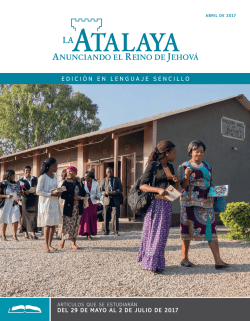 edici &acute; on en lenguaje sencillo del 29 de mayo al 2