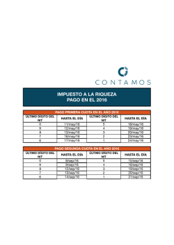 Impuesto a la riqueza