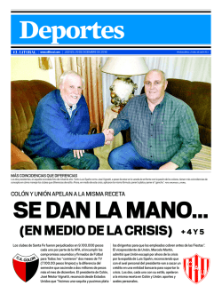(en medio de la crisis) + 4 y 5