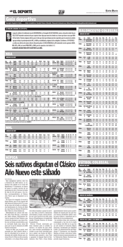 A&ntilde;o Nuevo este s&aacute;bado