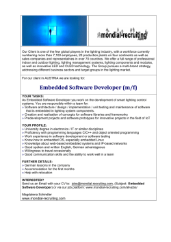 embedded SW Developer EN
